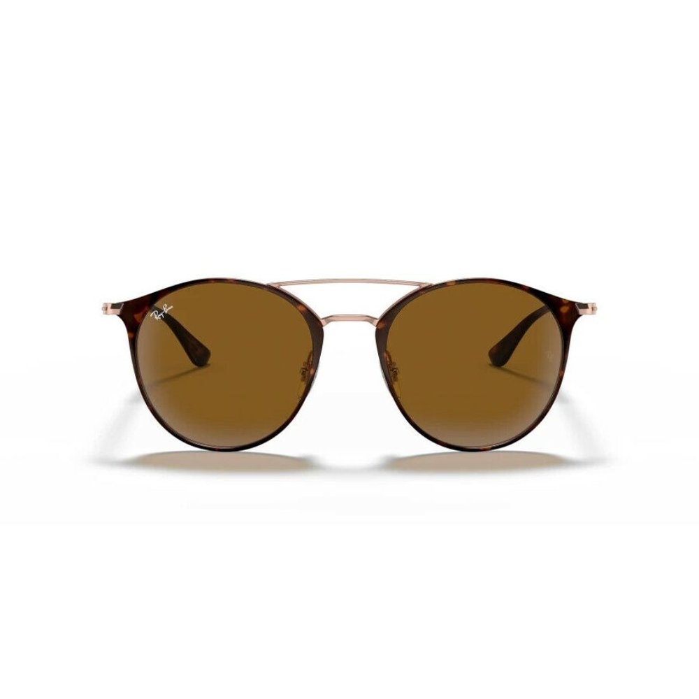 Ray-Ban Havana & Brown Aviator Unisex Uv Blocking Rb3546 9074 Sunglasses - Picture 2 of 6
